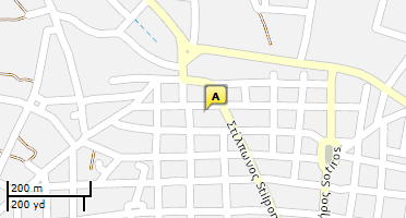 Location of business on map