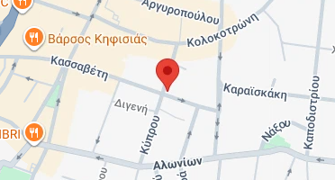 Location of business on map