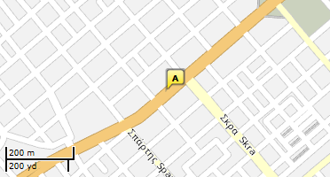 Location of business on map