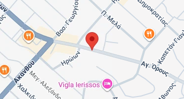 Location of business on map