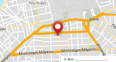 Location of business on map
