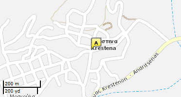 Location of business on map