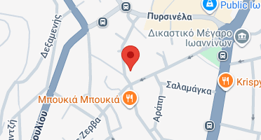 Location of business on map