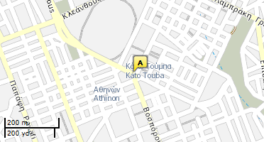 Location of business on map