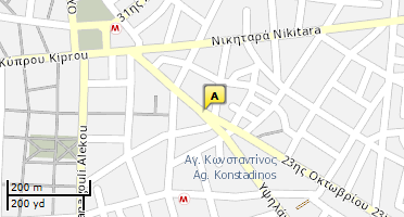 Χάρτης και σημείο της επιχείρησης