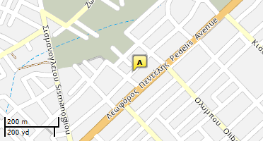 Location of business on map