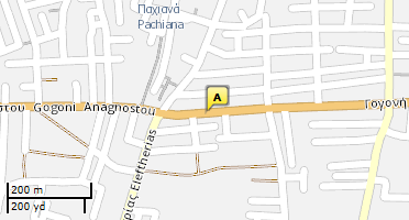 Location of business on map