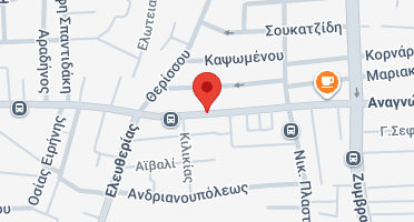 Location of business on map