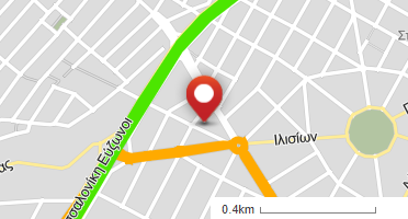 Location of business on map