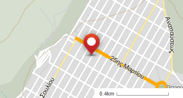 Location of business on map