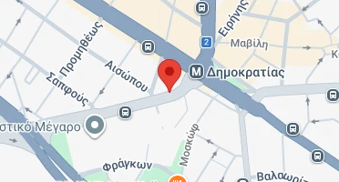 Location of business on map