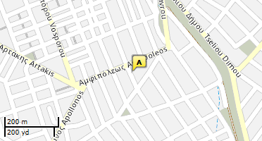Location of business on map