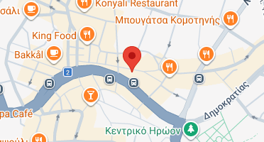 Location of business on map