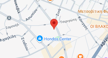 Location of business on map