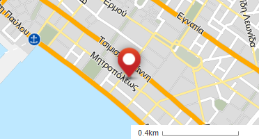 Location of business on map