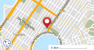 Location of business on map