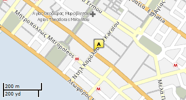 Location of business on map