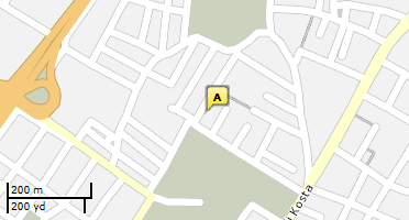 Location of business on map