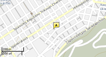 Location of business on map