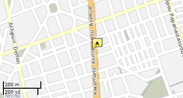 Location of business on map