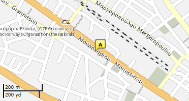 Location of business on map