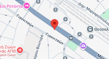 Location of business on map