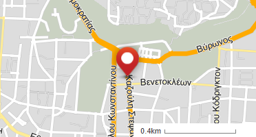 Location of business on map