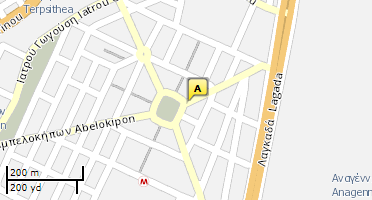 Location of business on map