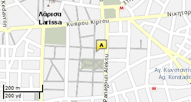 Location of business on map