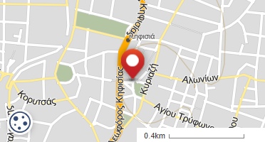 Location of business on map