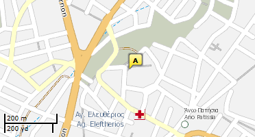 Location of business on map