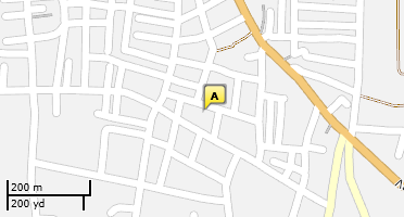 Location of business on map