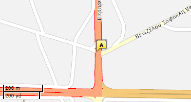 Location of business on map