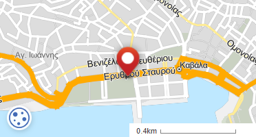 Location of business on map