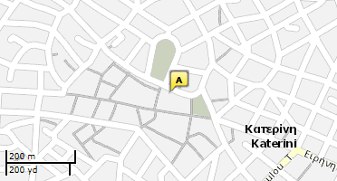 Location of business on map