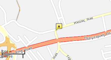 Location of business on map