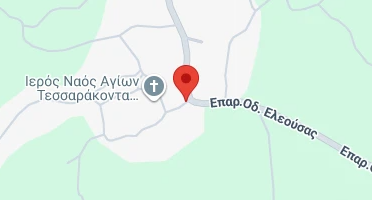 Location of business on map