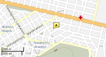 Location of business on map
