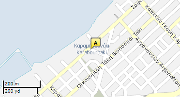 Location of business on map