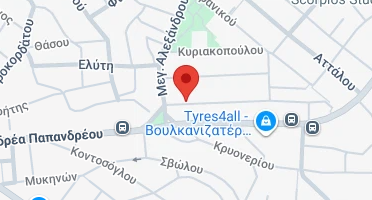 Location of business on map