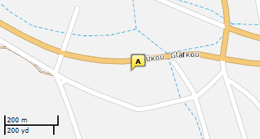 Location of business on map