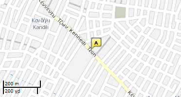 Location of business on map