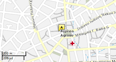 Location of business on map