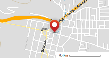 Location of business on map