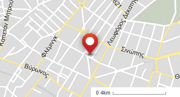 Location of business on map