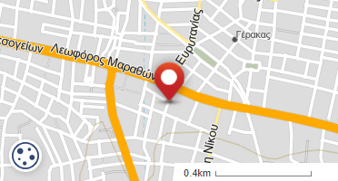Location of business on map