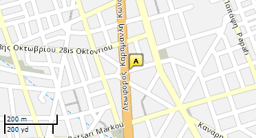 Location of business on map