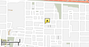 Location of business on map