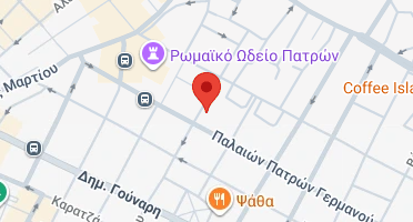 Location of business on map