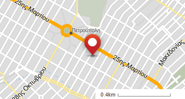 Location of business on map